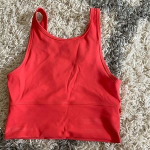 Hot pink power pivot lululemon tank